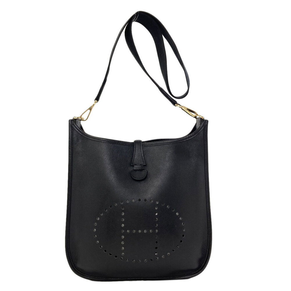 Hermes Evelyne 2 PM Shoulder Bag with Gold Hardware, Epsom Leather, Women's